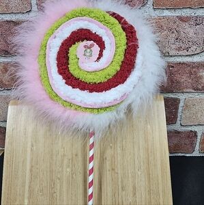 Colorful Swirl Lollipop Decor